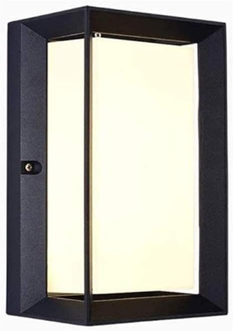 ZVALIEVYE Postmoderne Buitenwandlamp Met Led-Verlichting, Gegoten Alumimet Led-Patchlichtbron, Lampenkap Van Acryl Voor Wandlamp, Waterdichte Buitenwandlamp Villa Garden Aisle Lawn Garden Lamp Duurzaa