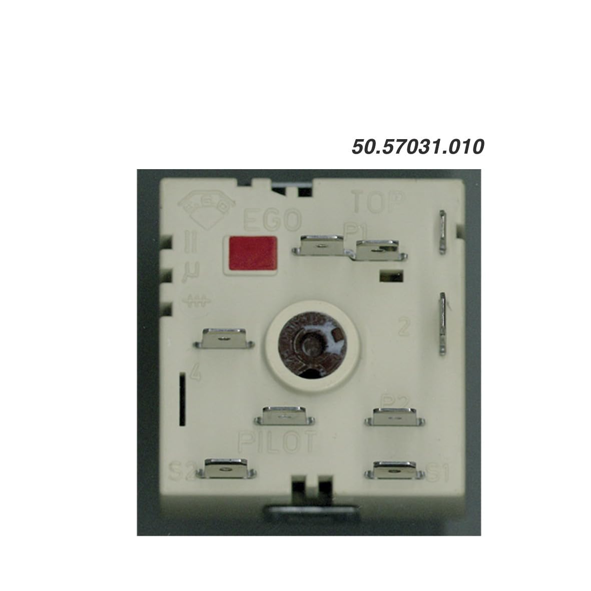 e.g.o. Kochplattenschalter Energieregler rechtsdrehend aufsteigend Kochfeld Herd EGO 50.57031.010 stufenlose Regulierung 400 Volt passend Whirlpool Bauknecht 481227328049 Zanussi 94971011900