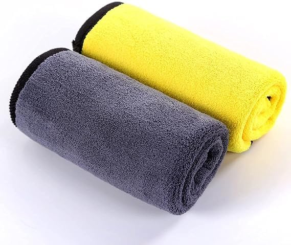 auto windy - Micro Fiber Kitchen Towel Duster Clothes Multiple Purpose for Cleaning Dusting 600 GSM Microfiber- Dual Sided, Extra Thick Plush Microfiber Cloth - 40cm x 40cm (2) (B0D319X4NF) Amazon Price History, Amazon Price Tracker