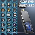 Wireless Retro Gaming Console Stick, Plug and Play TV Video Games Stick with Built-in 18 Emulators, Retro Drive 20000+ Games, 4K HDMI Output with 2 2.4G Wireless Controllers (64GB Memory Card) - Image 2