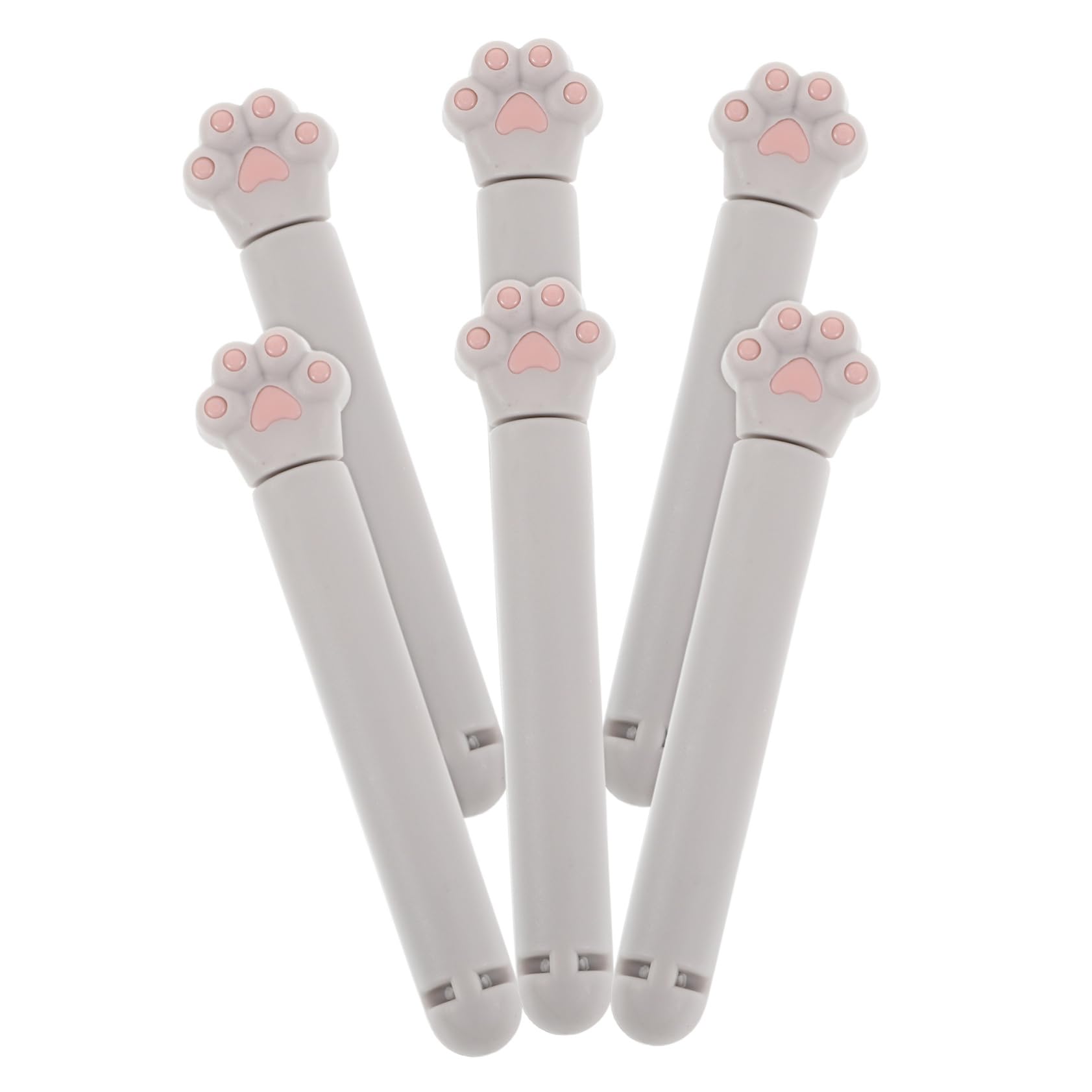 GLSTOY 6 Pack Cat Claw Sealing Clips for Food Bags Cute Cat Paw Shape Kitchen Clips for Bags Airtight Chip Bag Clips Snack Clips for Food and Snack Bags Reusable Storage Clips
