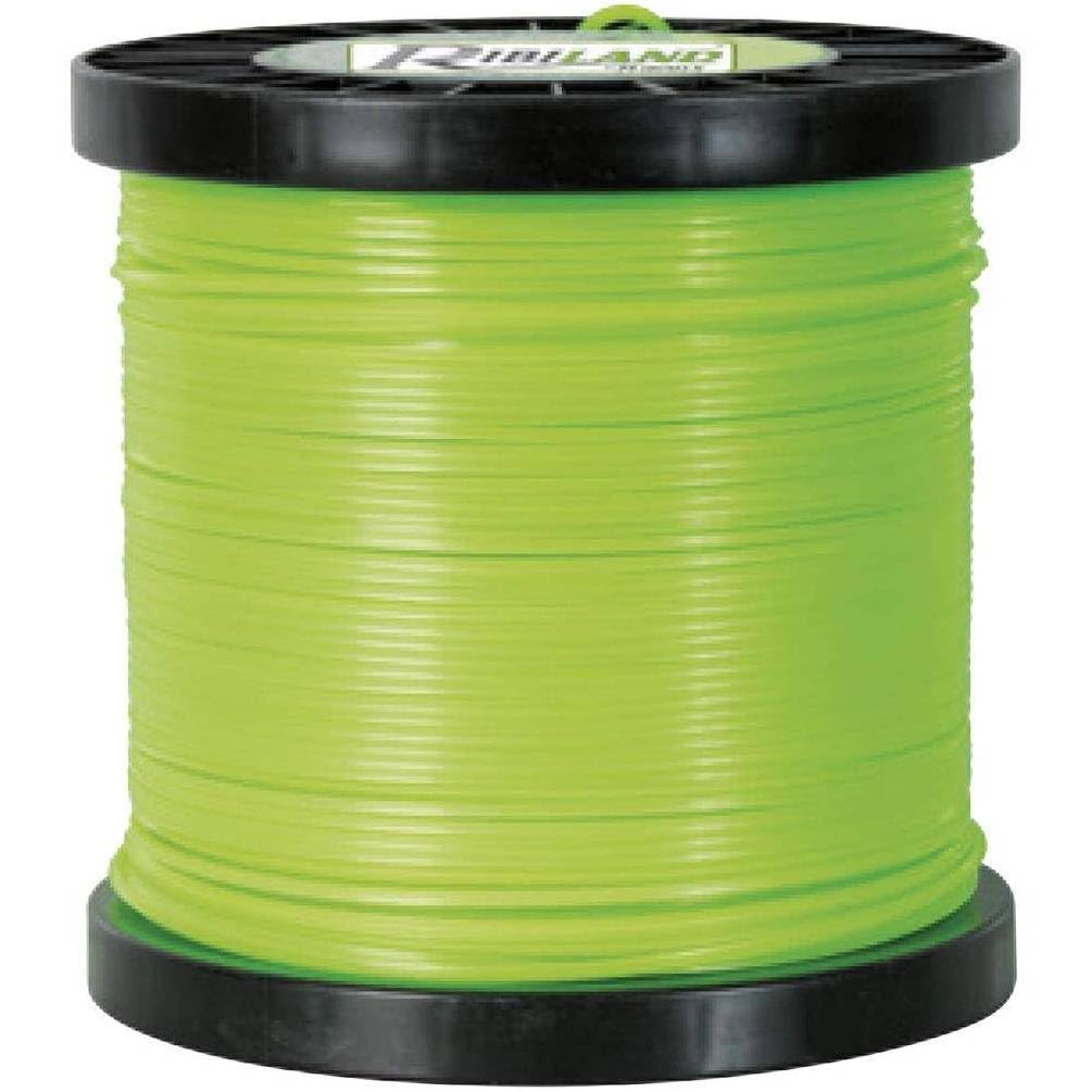 D-Work - Cable cuadrado de 100 m y 3,0 mm, bobina para cabezal desbrozadora, resistente y duradero
