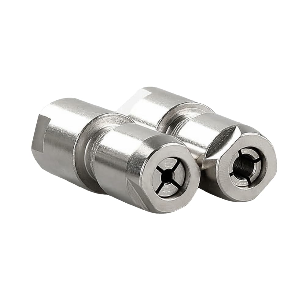 Nondk Angle Grinder To Straight Chuck Adapter For 6Mm+3Mm Conversion For Angle Grinders, Rotary Tools, Drills For Metal/Wood/Stone Grinding & Polishing