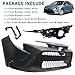 Front Bumper Cover With Support Retainer Brackets + Upper & Lower Grille + Inner Grille Mounting Panel Fit For 2020 2021 2022 Toyota Corolla L LE XLE Completion Front Car Body Assembly Replacement