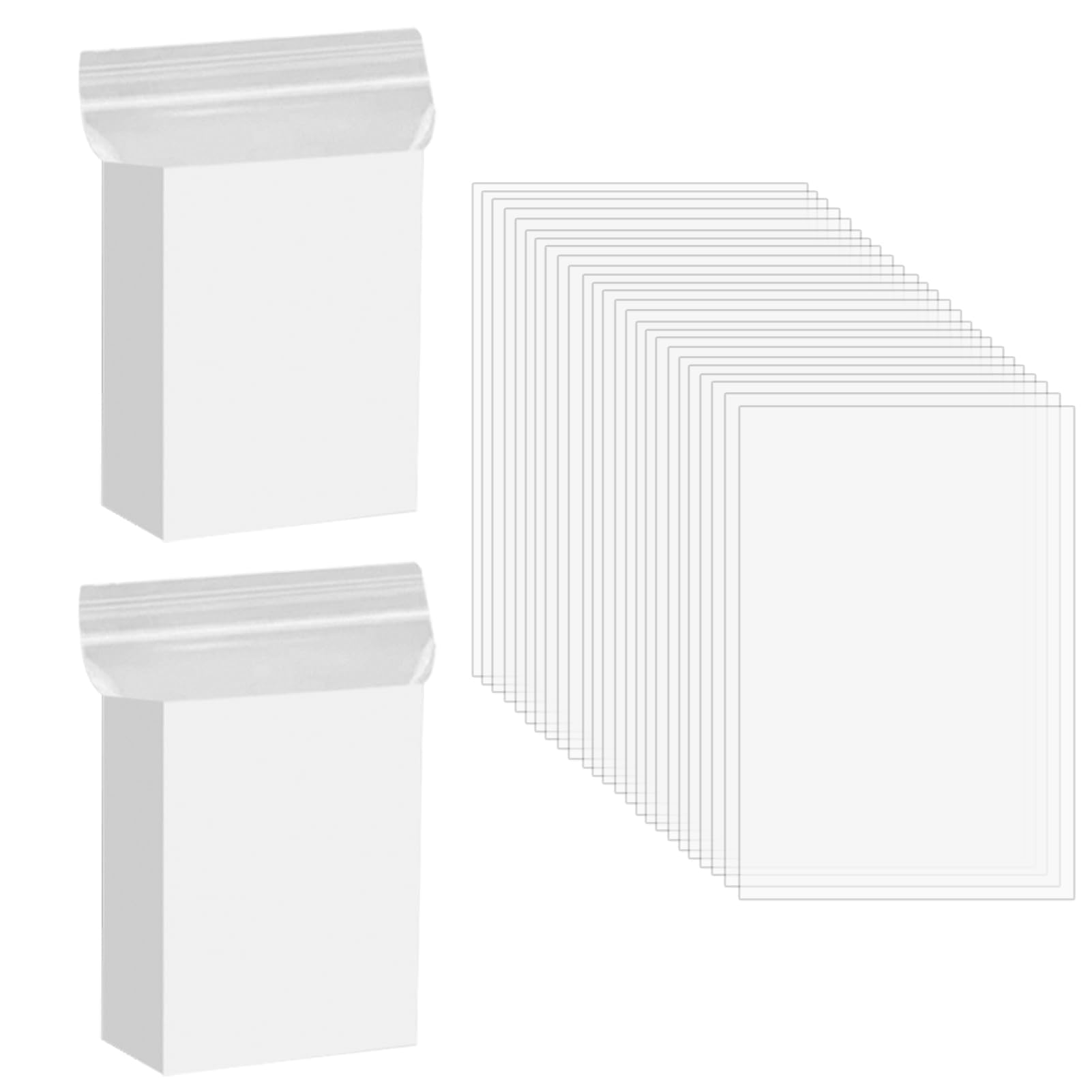 150Pcs Photocard Sleeves Clear 58 x 89 mm 200 Micron Card Protectors for K-Pop Fan Cards Album Storage Binder Top Loader Compatible Photocard Holder Covers