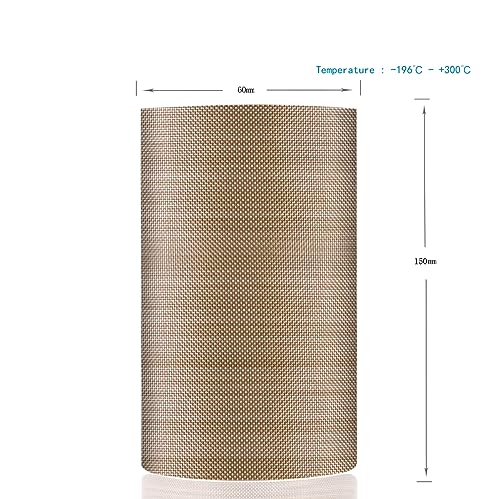 Image of PTFE Coated Fiberglass Telfon Tape,high Temperature Tape;Drying Mechanical Conveyor Belt; Welding Sealing Tape; -196℃ - +300℃ (Brown, 100mm x 12yards x 0.18mm)