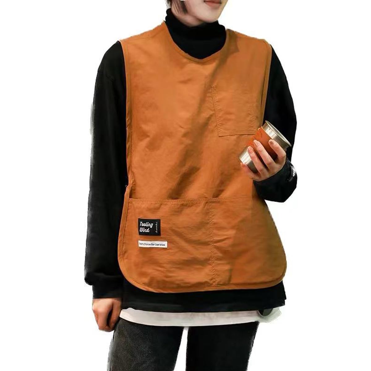 Unisex Apro- Cobbler Apron with 4 Pockets Vest For All Purposes!