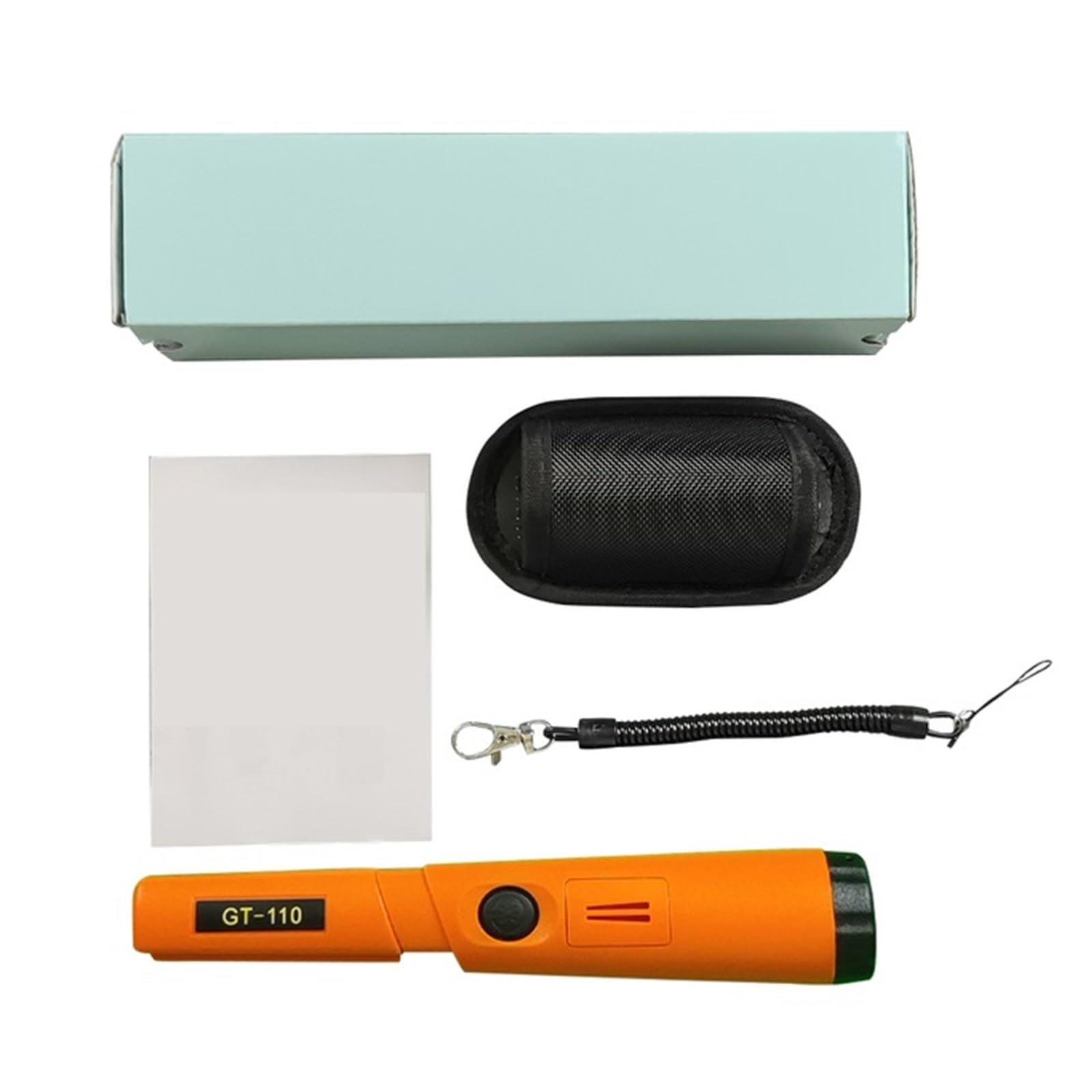 Metal Detector, Handheld Metal Detector with Waterproof Pinpointer – for Underground Gold Detection and Assistance(Oranje)