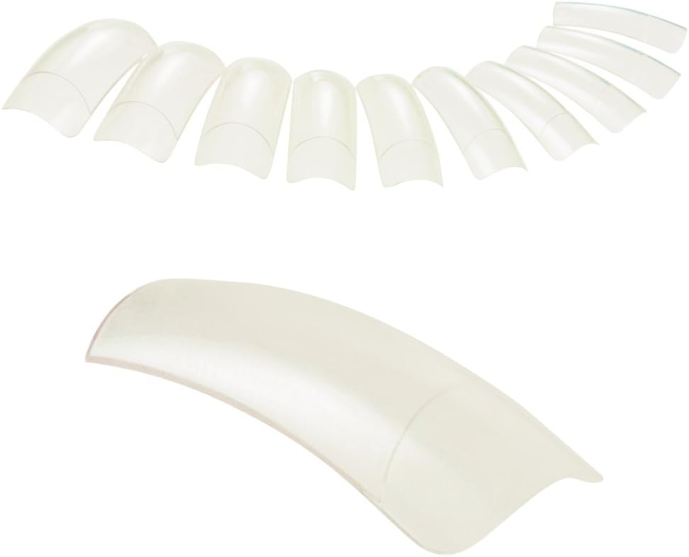 NAILFUN 500 Classic Square Nail Tips - Natural