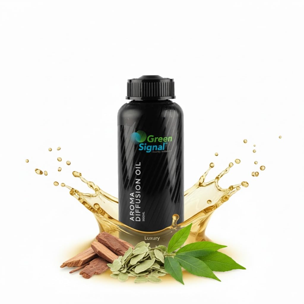 Green Signal Luxury Aroma Diffuser Oil for Aromatherapy, Better Sleep, Living Room,Gym and Ofiice - 500ml