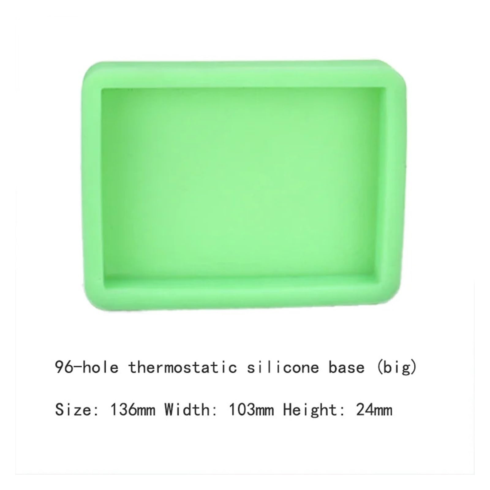 Gradilla Para Tubos De Centrífuga Caja de hielo de aluminio, bloque de tubo centrífugo de 0,2/2ML, termostato de baja temperatura, módulo de congelación multiusos preenfriado | 1.5mlx24 holes
