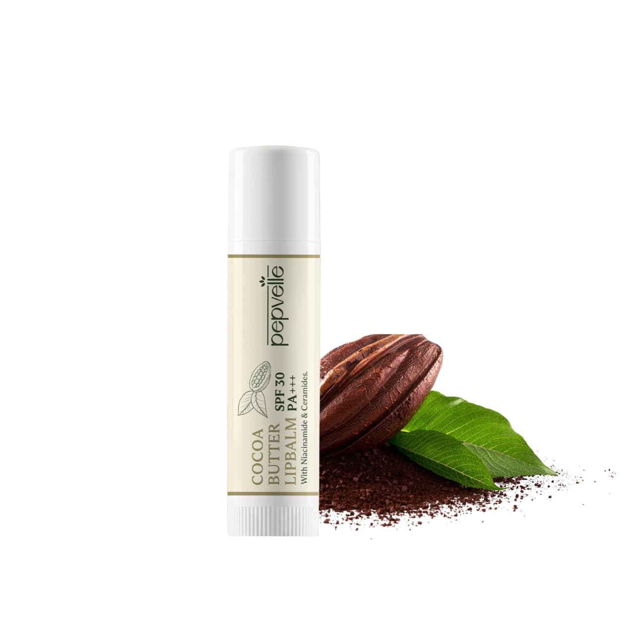 Cocoa Butter Lip Balm SPF 30 PA+++ with Niacinamide & Ceramides | Moisturizing Lip Care for Dry & Chapped Lips | Hydrating & Smooth Finish-picture-15