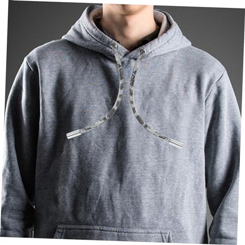 Rhinestone Waist Strap Glitter Drawstring Belt Long Leopard Print Design Comfortable Fit for Dresses Pants Skirts Durable Sparkling Rhinestone Laces for Fashion4