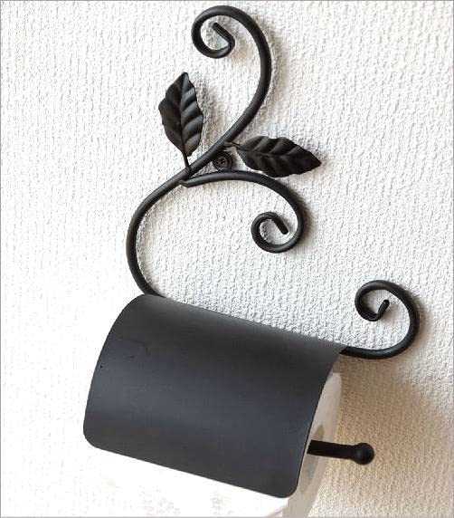 Amazon｜トイレットペーパーホルダー おしゃれ アイアン 可愛い