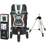 タジマ(Tajima) レーザー墨出し器 KJC矩十字&横全周 NAVIゼロブルーリチウム二軸電子センサー制御 ZEROBLSN-KJCSET 三脚セット