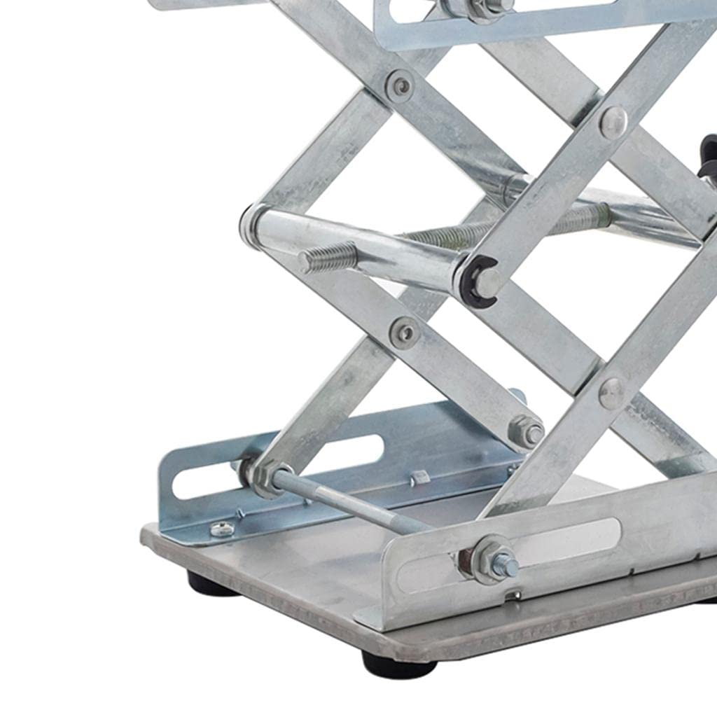 RC Car de Mantenimiento Soporte Elevador Acero Inoxidable Estructura Giratoria Manual Adecuado para Coches RC Y Espacios de Trabajo, Grande
