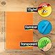OfficeTree 120 Blatt Seidenpapier 50x70 cm - 12 Farben - 17g/m² - Seidenpapier Bunt zum Basteln - Seidenpapier Verpackungsmaterial für Geschenktüten - Seidenpapier Verpackung - Seidenpapier groß