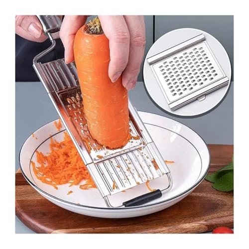 Cortadora manual 4 en 1 de acero inoxidable para vegetales miniatura 3