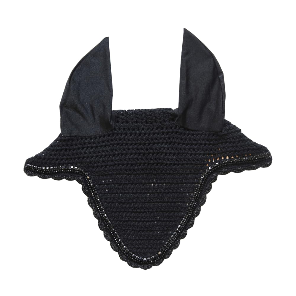 Bonnet anti-mouche cheval long anti-insectes pour concours équestre