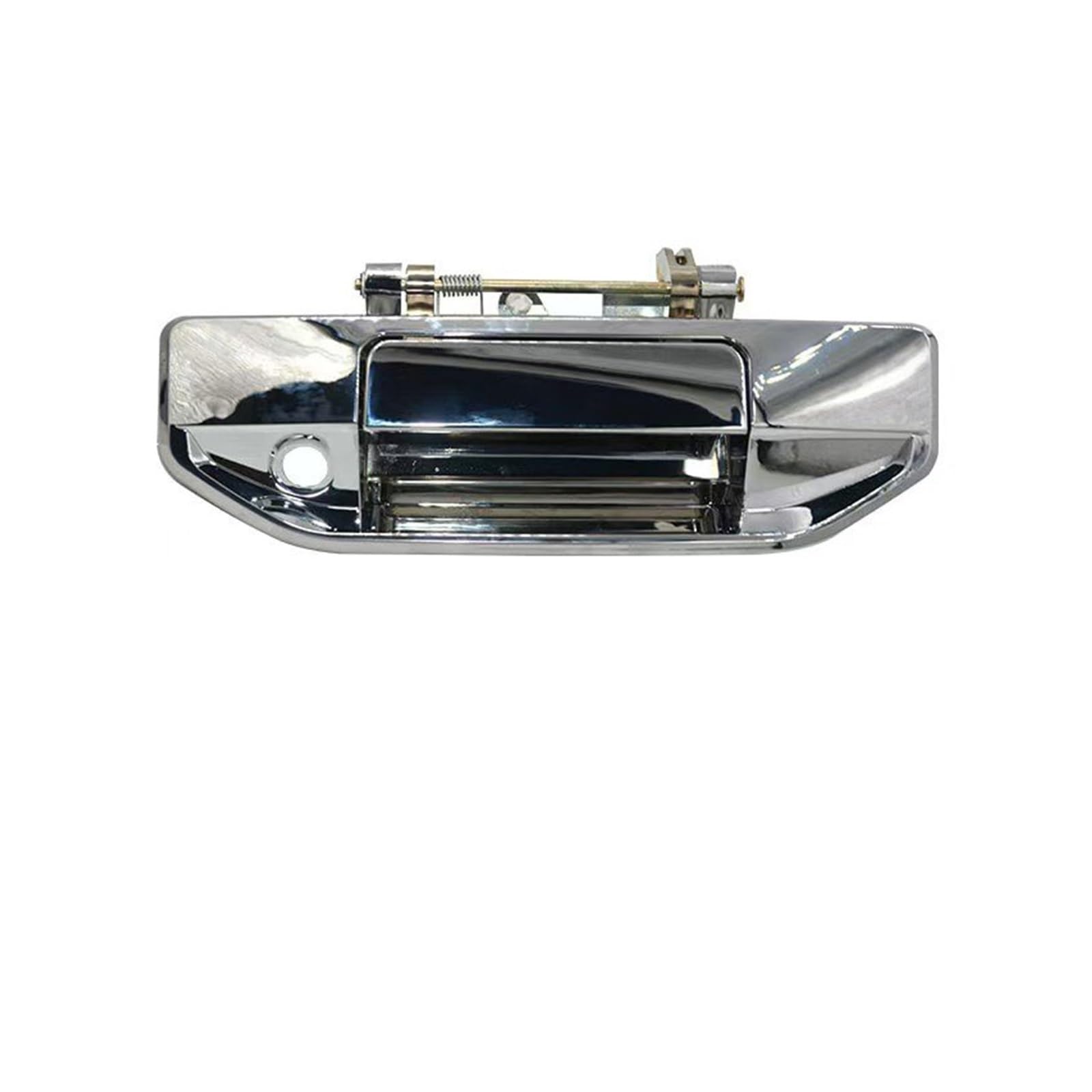 JKKKKS car Exterior Door Handle Replacement for Changan for Hunter F70 Pickup Trunk Exterior Door Handle Cover with Camera Hole car Handle Compatible(Sliver with Hole)