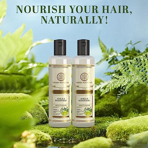 Khadi Natural Amla & Bhringraj Hair Conditioner | Anti-Hair Fall | Nourishing Conditioner for Healthy Hair | Paraben & Silicone-Free | Suitable for... - Image 5
