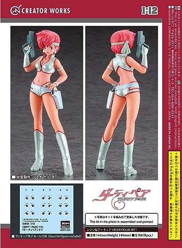 Hasegawa Creator Works Series Dirty Pair Kay 1/12 Scale miniatura 7