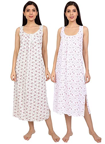 Image of TWGE Cotton Full Length Camisole for Women