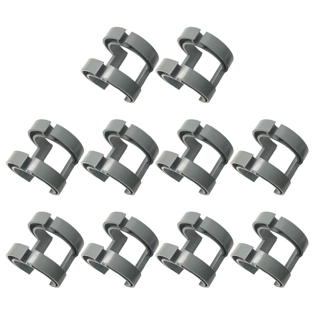 UDSKNV[KSL 10PCS Sprays Suction Pipe Retainer Clips for Storing Various Sprays Suction Integrated Cleaning Machines Pipe Camps 32MM