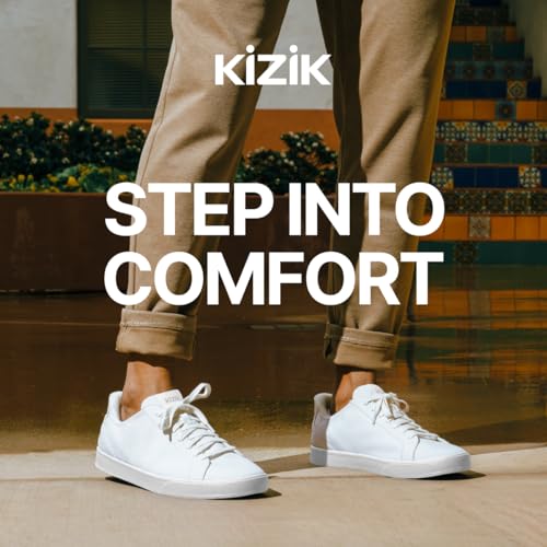 Image of Kizik Irvine Slip On Sneakers: Low-Profile Stretch Canvas, Rubber Soles, Casual Shoes for Women & Men, Hands Free Convenience, Wide Toe Box Options