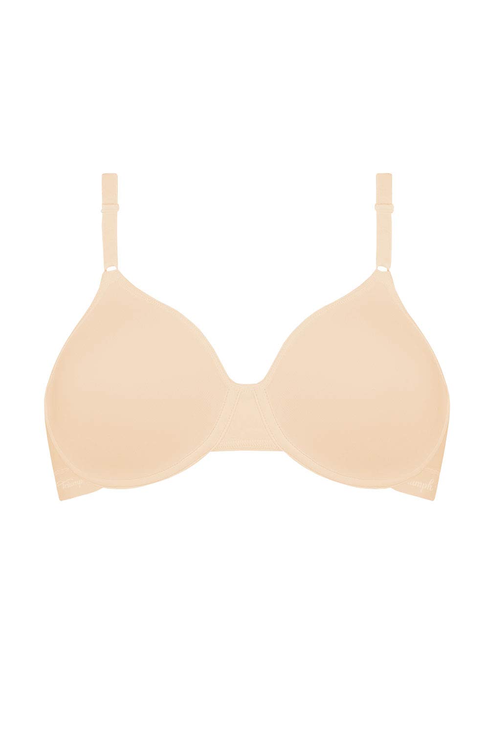 Triumph Damen BH Micro Fun W, mit Bügel, ohne Polsterung, Verstellbare Träger, 80D, Nude Beige