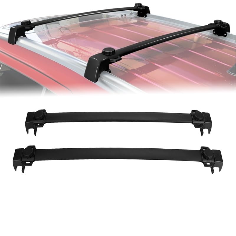 Barres de toit Jeep Compass 2011-2016 fixes pour transport de canoës