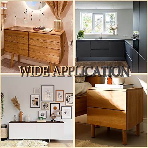 Luluxing Solid Wood Handle Cabinet Knobs Wooden Cabinet Handles Solid Wooden Drawer Pull Modern Hardware Pull Handle For Kitchen Wardrobe Cabinet thumb #6