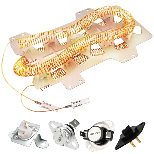 DVE45T3200W/A3 DVE50T5300C/A3 DVE45R6100P/A3 Heating Element for SAMS-UNG Dryer Models DV422EWHDWR/AA DV42h5400EW/A3 DV422EWHDWR/AA DV218AEW/XAA DV363EWBEUF/A1 DV220AEW/XAA DVE50M7450P/A3 -Vypart