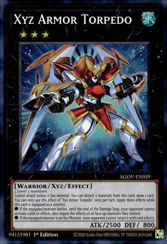 Xyz Armor Torpedo - AGOV-EN039 - Super Rare - 1st Edition