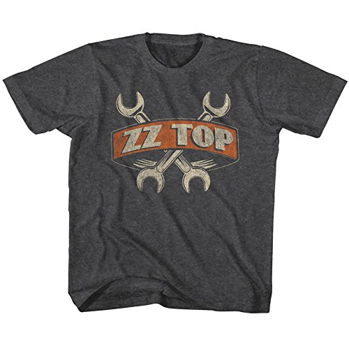 ZZ Top Rock Band Music Group Crossed Wrenches Toddler Little Boys T-Shirt Tee