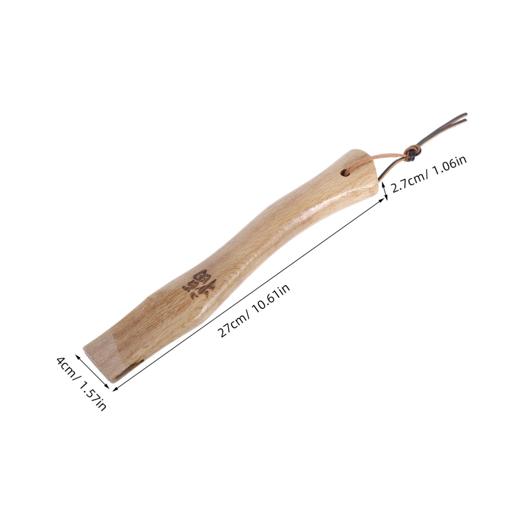 SUPVOX Tool Handle Replacement Wooden Axe Handle for Outdoor Use Comfortable Ergonomic to Install for Quick Replacement