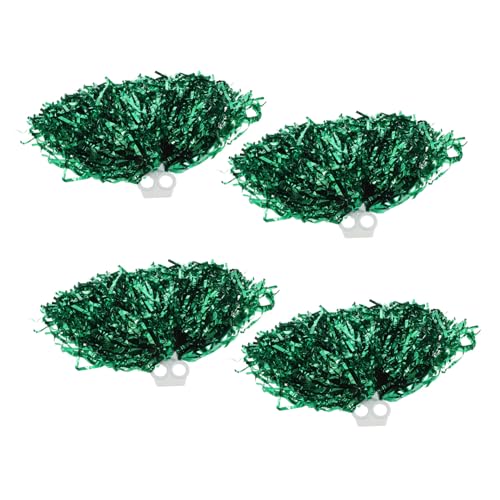 BESPORTBLE Cheer Pompoms for Boys and Girls 4pcs Cheerleading Accessories Toddler Pom Poms Cheerleading Party Decorations