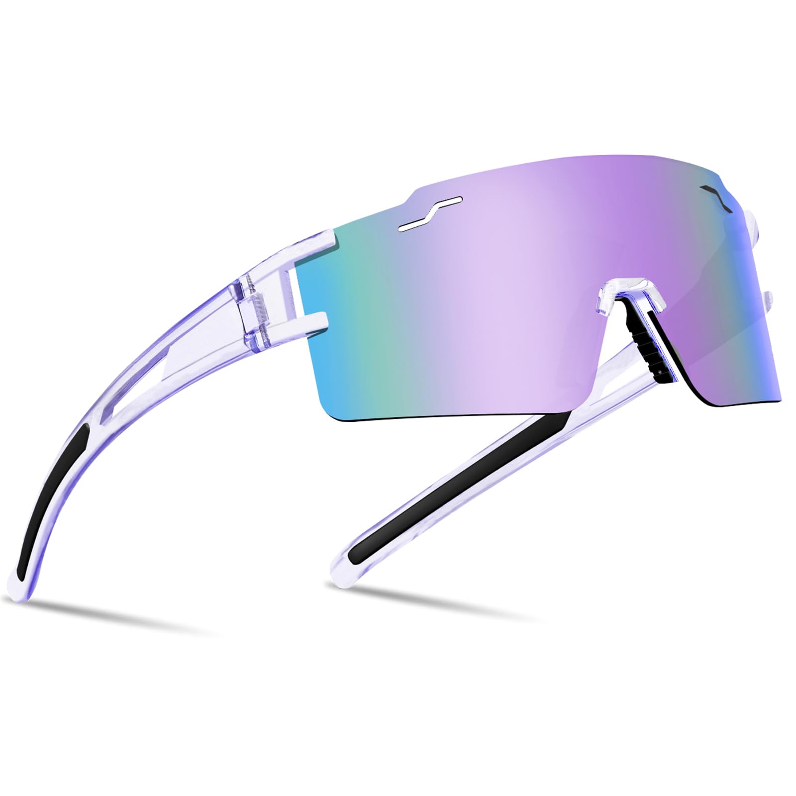 FMY Occhiali da ciclismo per uomini, donne e giovani, occhiali da sole sportivi polarizzati con protezione UV400, occhiali da sole da baseball