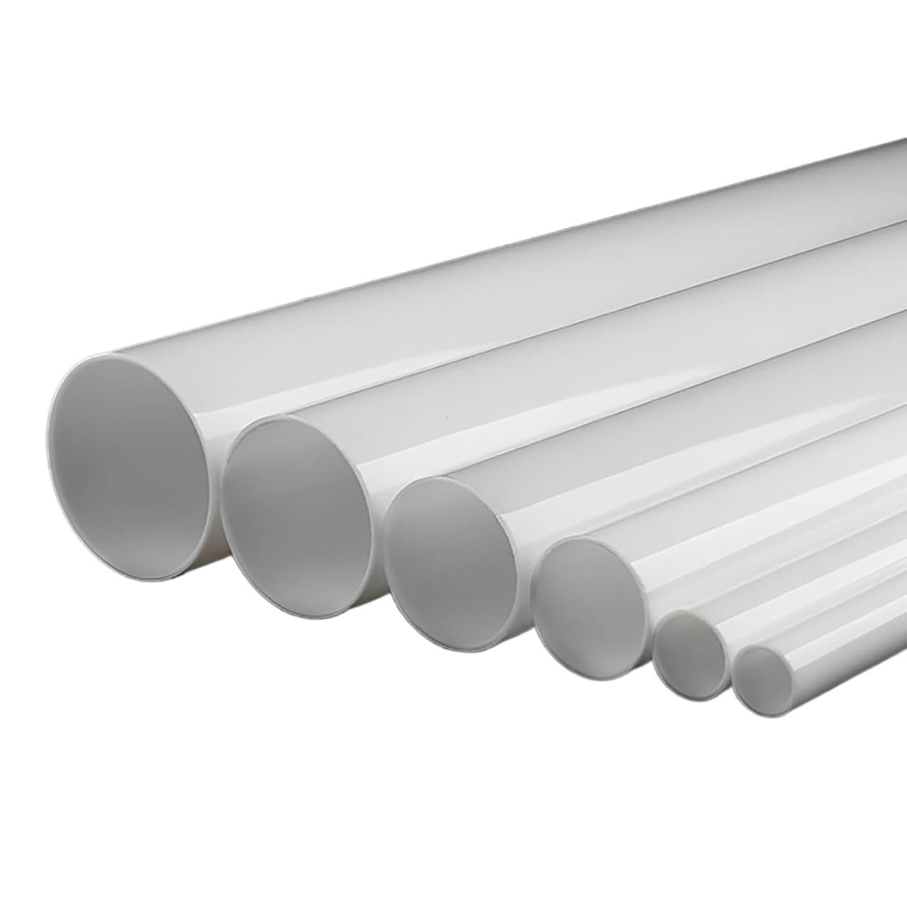 Acrylic Pipe Rigid Round Tube,110-150Mm OD 500Mm Length Plastic Pipe Round Tubing for Lighting, Lamps and DIY Craft(130mm OD)