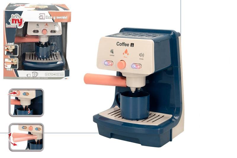 ColorBaby- Cafetera Electronica con luz y Sonidos My Home, Multicolor (49700)