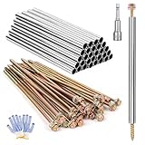 Packaging Content: Your all-in-one solution includes 30 heavy-duty gutter screws, 30 matching 6-inch 304 stainless steel sleeves, a magnetic socket for easy driving, and protective work gloves.Please check the relevant dimensions before purchasing. H...