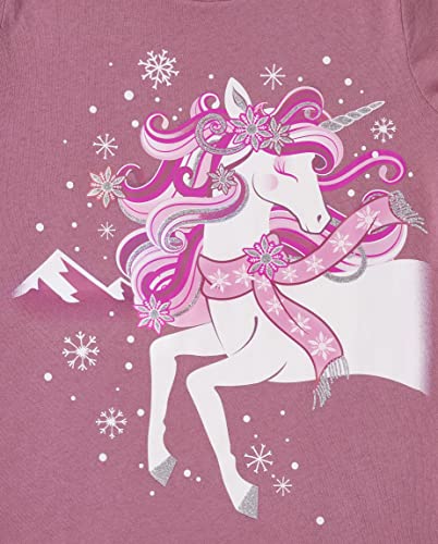 Image of The Children's Place Girls' Unicorns,Sports,Princess Long Sleeve Graphic T-Shirts