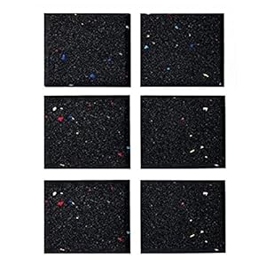 Nicoman Heavy Duty Fitness Gym Loopband Mat Pad, Hoge Dichtheid Vloeren & Tapijten Beschermers | Thuis Gym – Anti-slip…