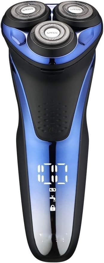 Electric Razor for Men Professional Electric Shaver Razor Waterproof Beard Trimmer Rotary 3D Floating Shaving Rechargeable Electric Shaver