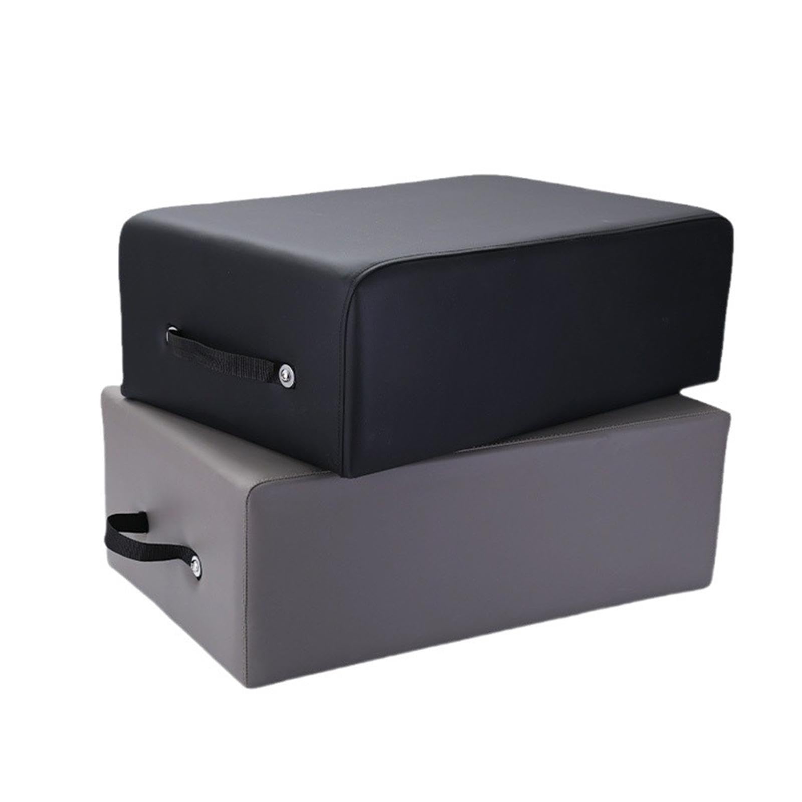 Pilates Reformer Box avec poignée – Accessoire d'entraînement pour équilibre et étirements adultes