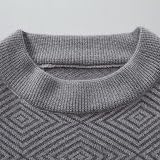 EERINESS Męskie swetry 2023 męskie na co dzień z długim rękawem, a, 3XL