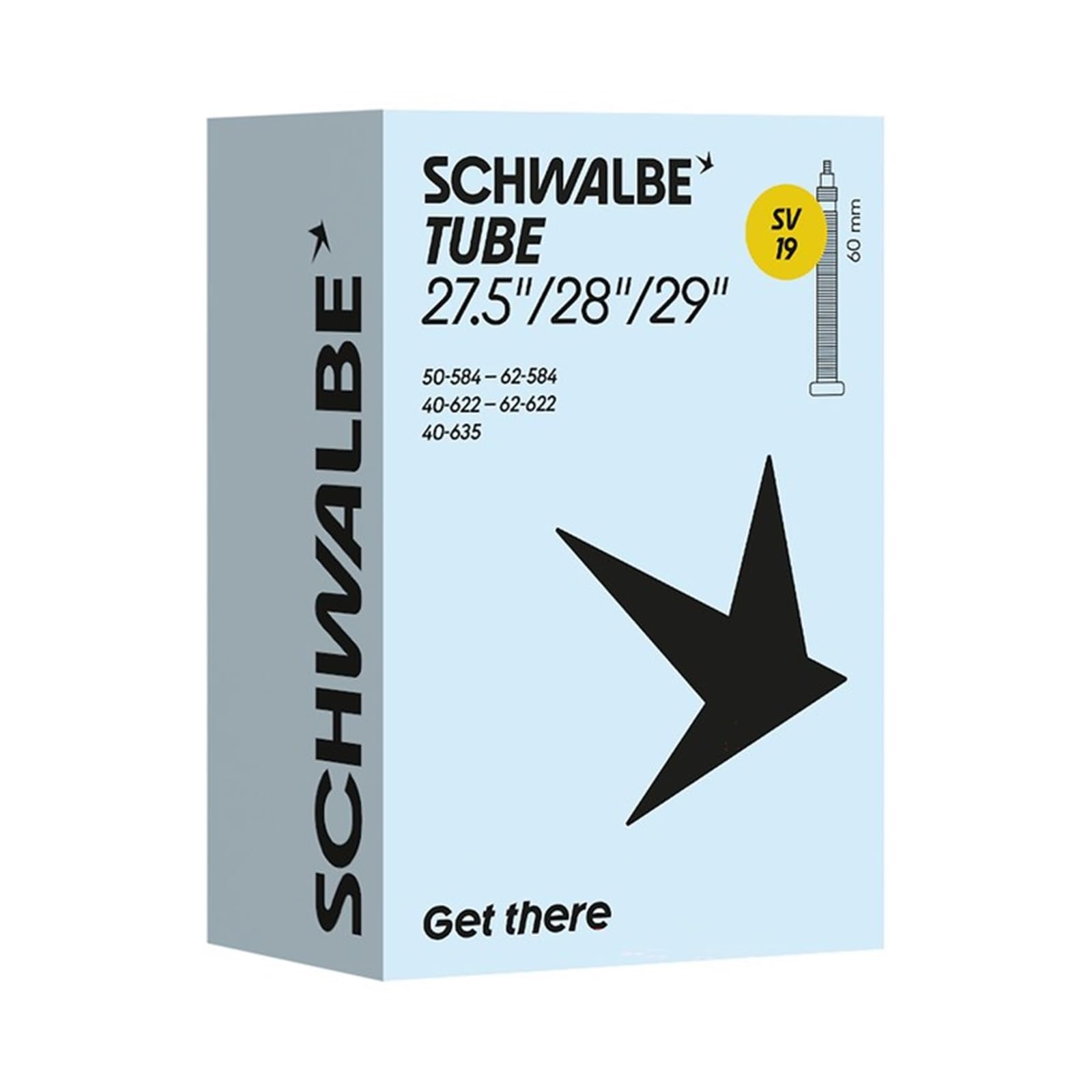 Schwalbe SV19 Presta 60 Mm Inner Tube 27.5-29´´