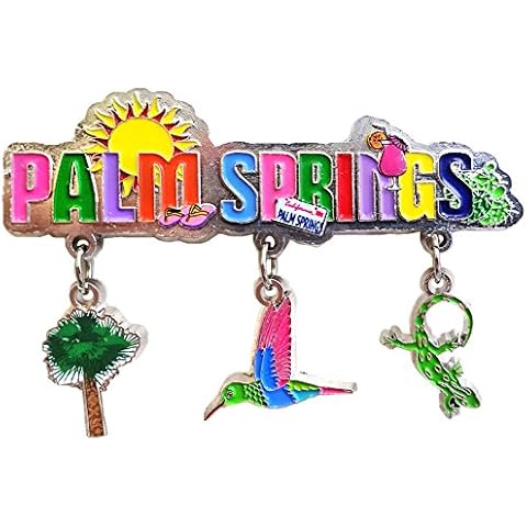 Palm Springs California 3 Charm Dangle Magnet Cover