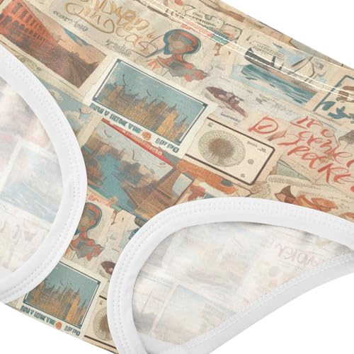 GuoChe Briefs 1-piecing Hip Design Panties Organic Cotton Toddler Underwear for Toddlers in Sizes 2T,3T, 4T, 5T, 6Y and 8Y4