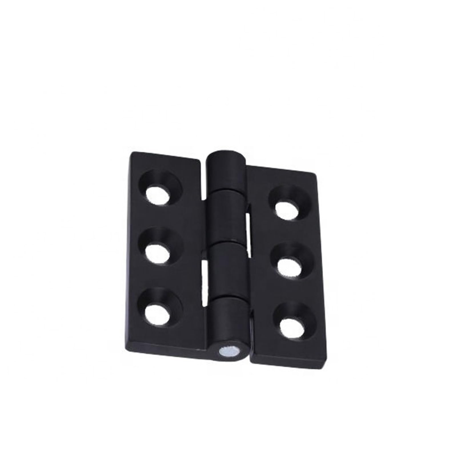 Charnière de porte amovible noire avec pivot rapide pour armoire de réseau et panneau électrique